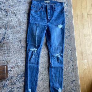 Madewell High rise skinny jeans